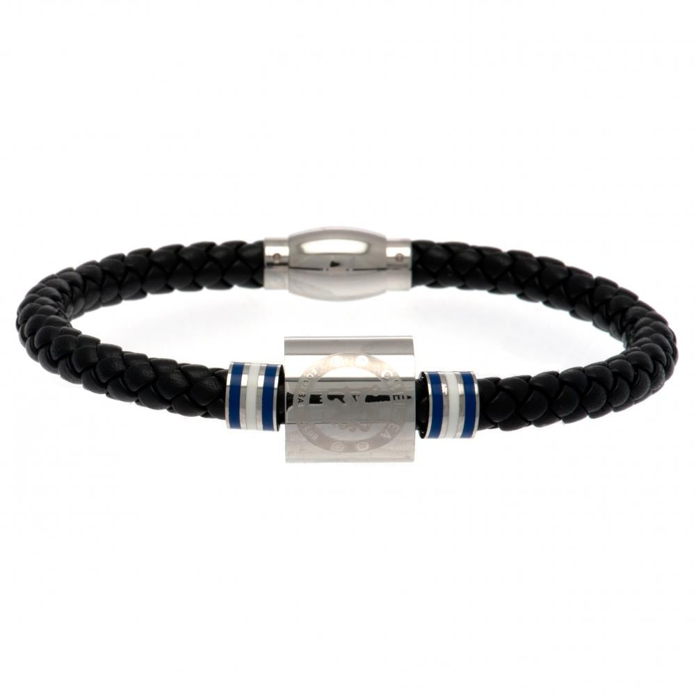 Chelsea FC Colour Ring Leather Bracelet: 3 - Jewellery By Chelsea