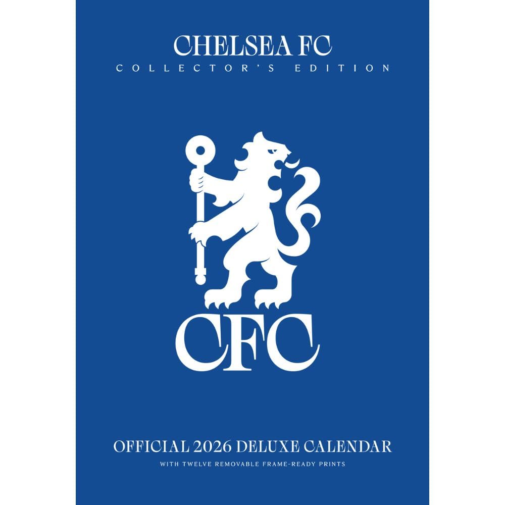 Chelsea FC Deluxe Calendar 2026: 1 - Calendars By Chelsea