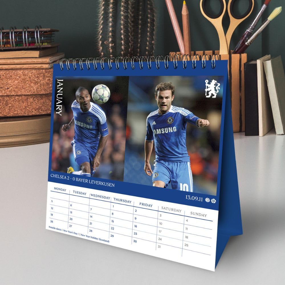 Chelsea FC Desktop Calendar 2026: 4 - Calendars By Chelsea