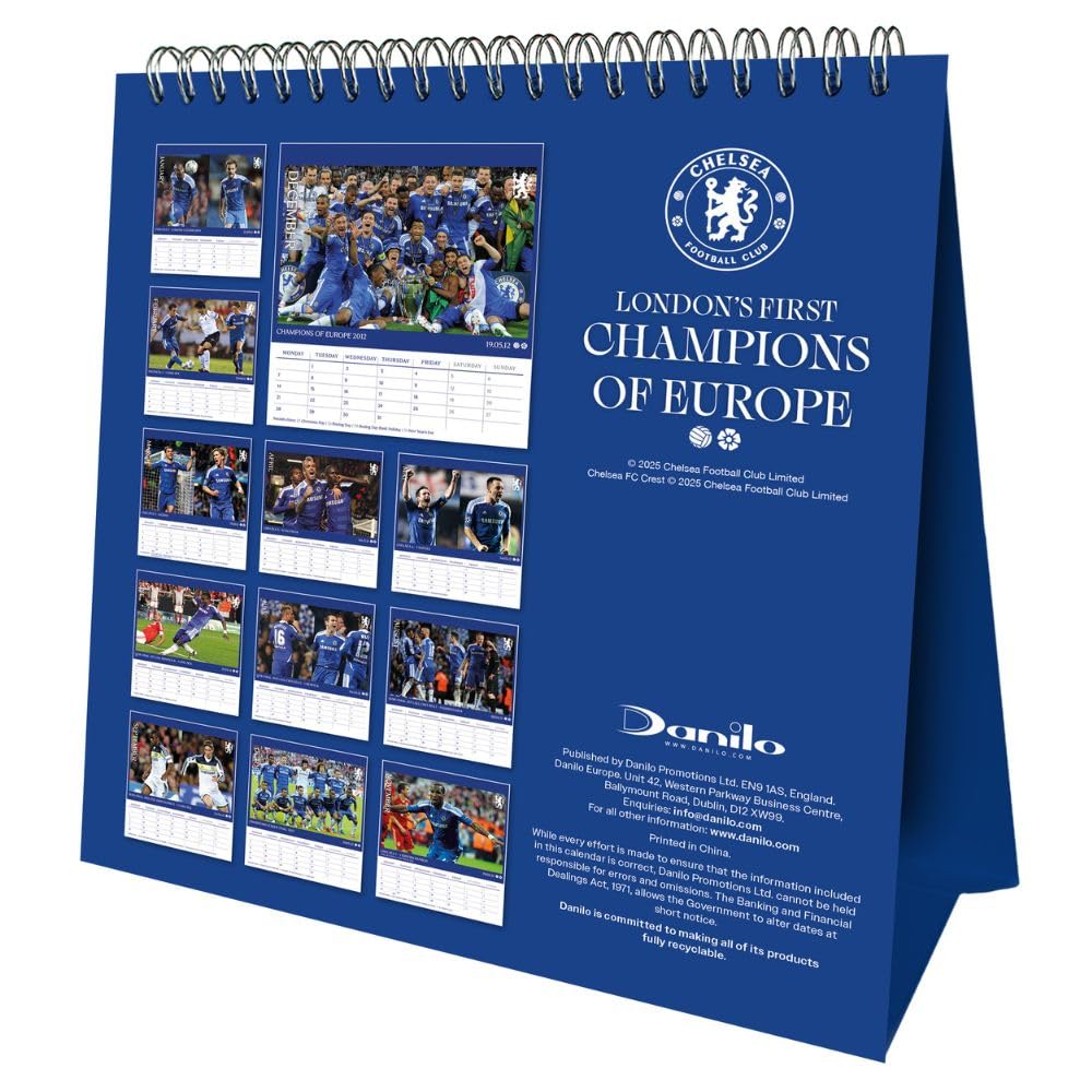 Chelsea FC Desktop Calendar 2026: 3 - Calendars By Chelsea