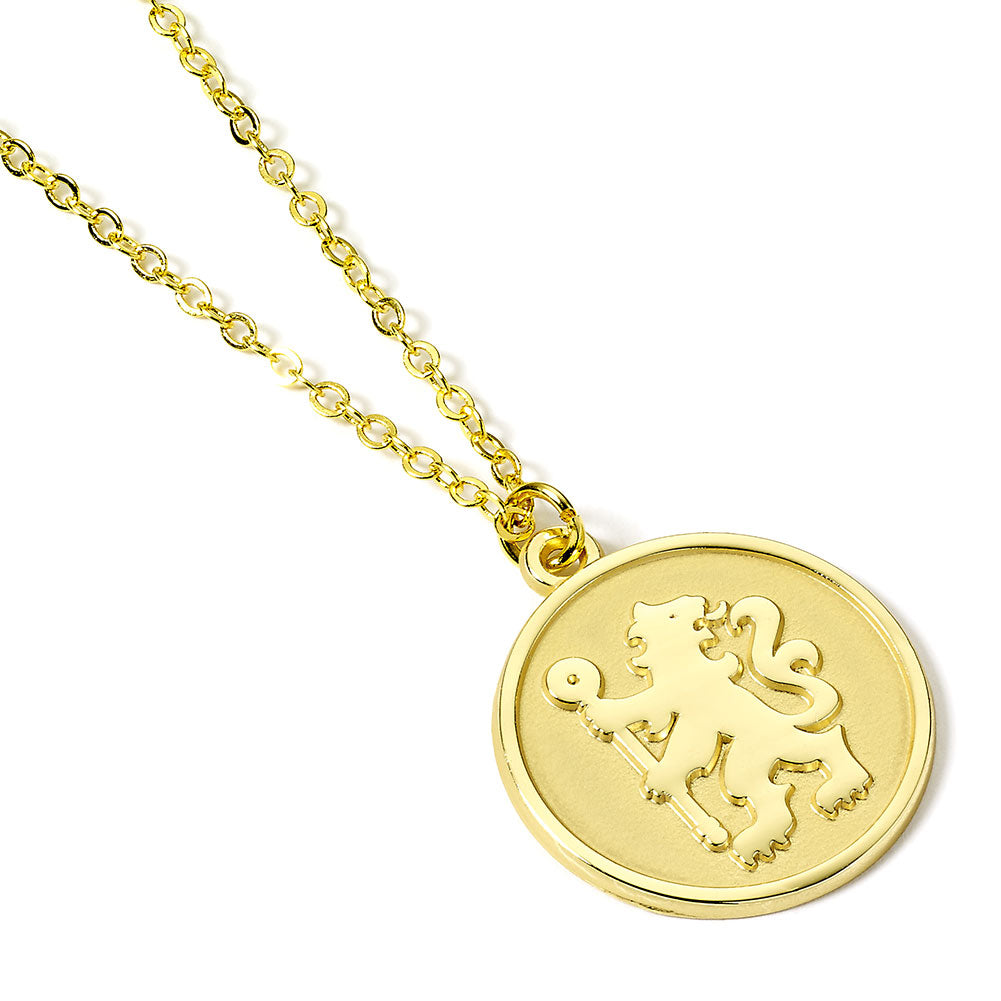 Chelsea FC Gold Finish Crest Necklace: 1 - Necklaces By Chelsea