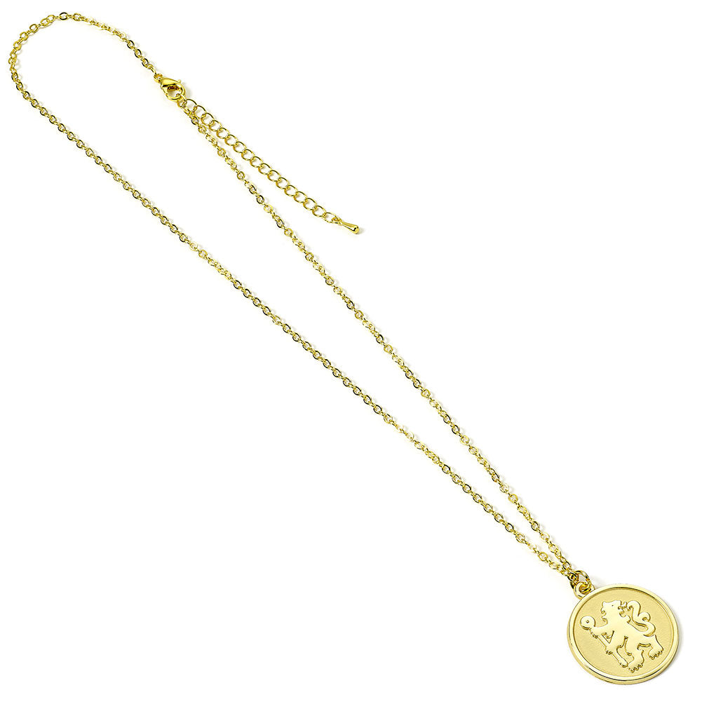 Chelsea FC Gold Finish Crest Necklace: 3 - Necklaces By Chelsea