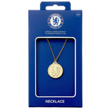 Chelsea FC Gold Finish Crest Necklace: 4 - Necklaces By Chelsea