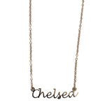 Chelsea FC Gold Plated Name Dropper Necklace: 2 - Necklaces By Chelsea
