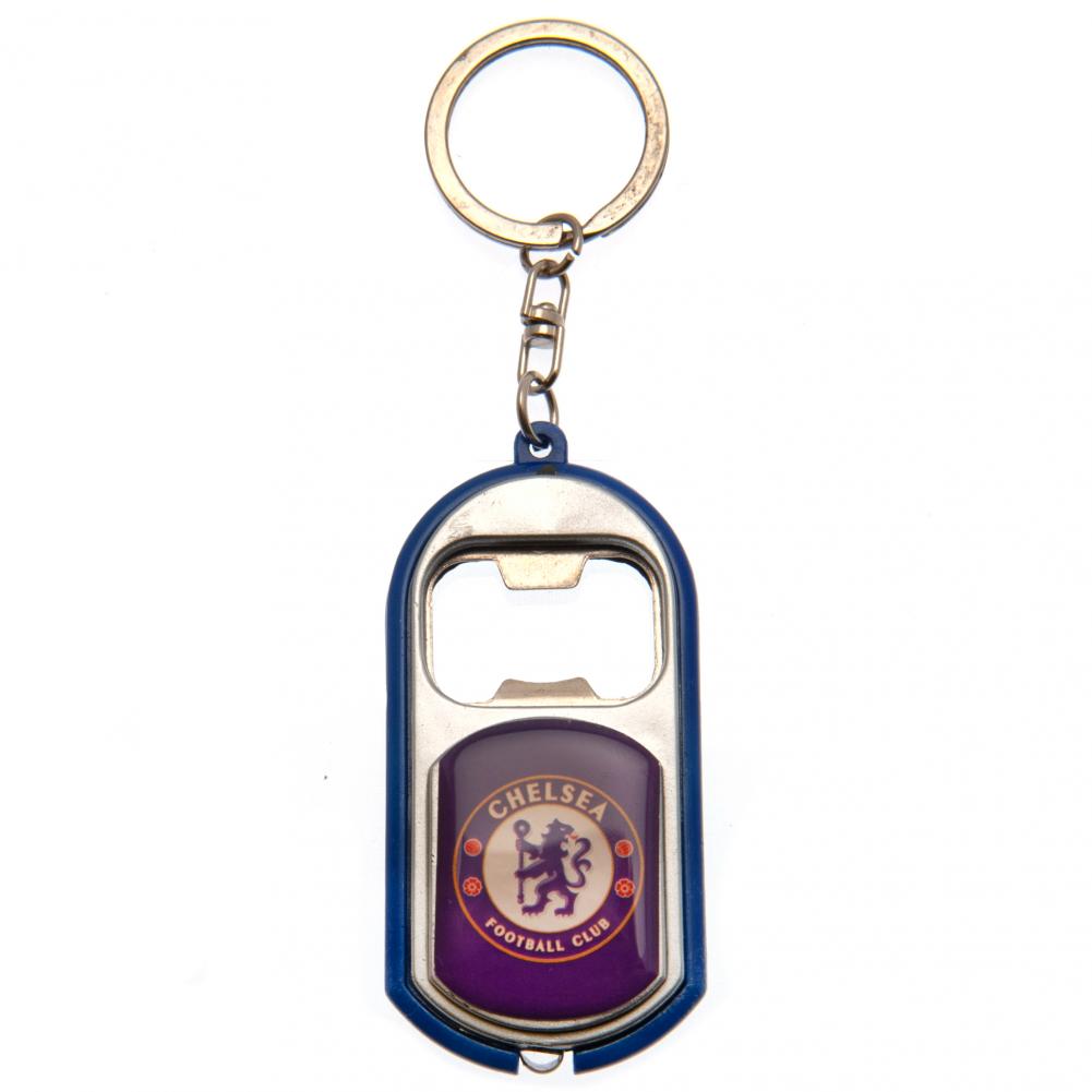Chelsea FC Keyring Torch Bottle Opener: 2 - Keyrings By Chelsea