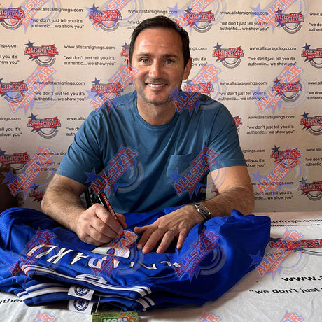 Chelsea FC Lampard & Terry Signed Shirts (Dual Framed): 2 Signed Memorabilia By Chelsea