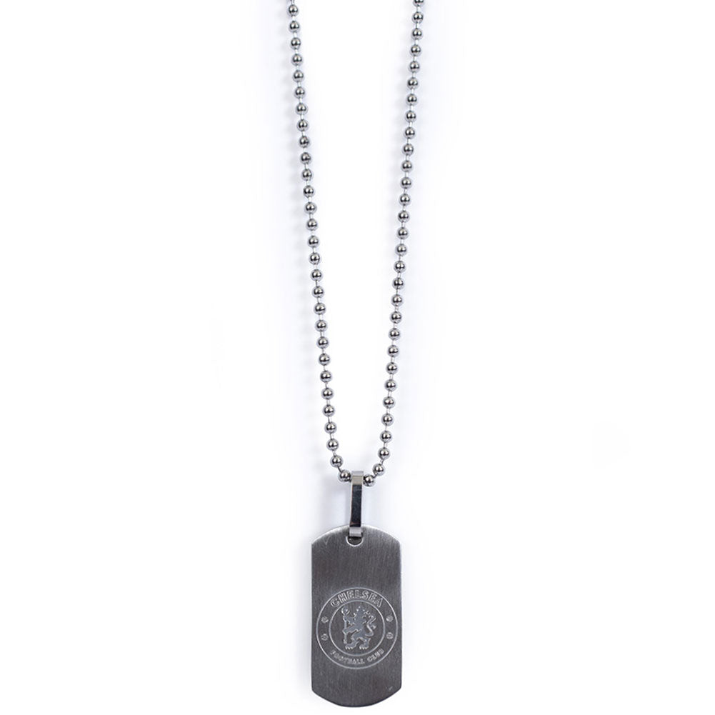 Chelsea FC Stainless Steel Dog Tag & Chain: 3 - Jewellery By Chelsea