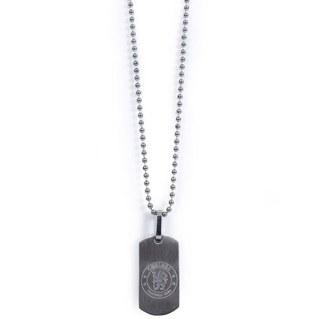 Chelsea FC Stainless Steel Dog Tag & Chain: 3 - Jewellery By Chelsea