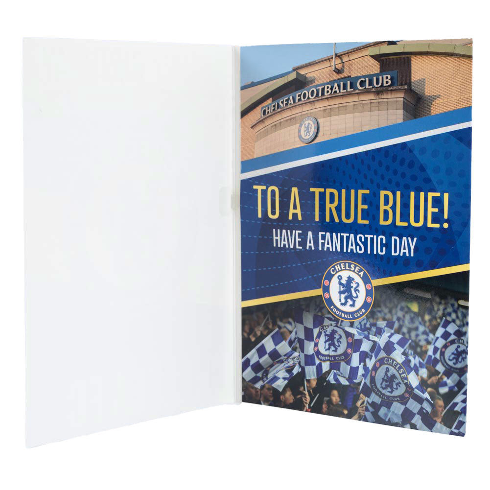 Chelsea FC Musical Birthday Card - Shop Greeting Cards At Gift Moments - 3