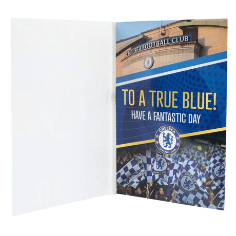 Chelsea FC Musical Birthday Card: 3 - Greeting Cards By Chelsea