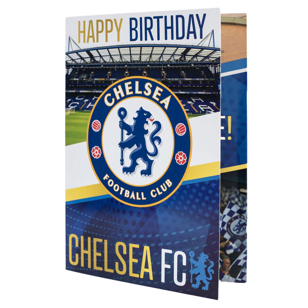 Chelsea FC Musical Birthday Card - Shop Greeting Cards At Gift Moments - 2