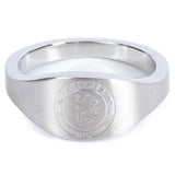 Chelsea FC Oval Crest Stainless Steel Ring: 2 - Jewellery By Chelsea