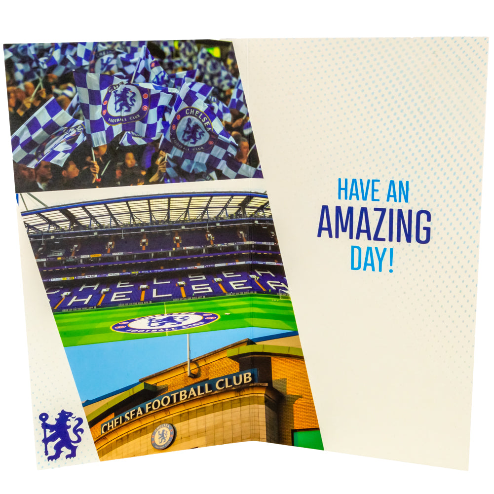 Chelsea FC Personalised Birthday Card: 3 - Greeting Cards By Chelsea