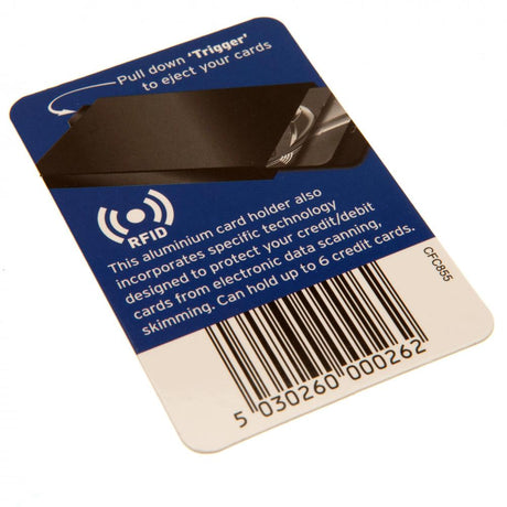 Chelsea FC rfid Aluminium Card Case: 4 Wallets By Chelsea