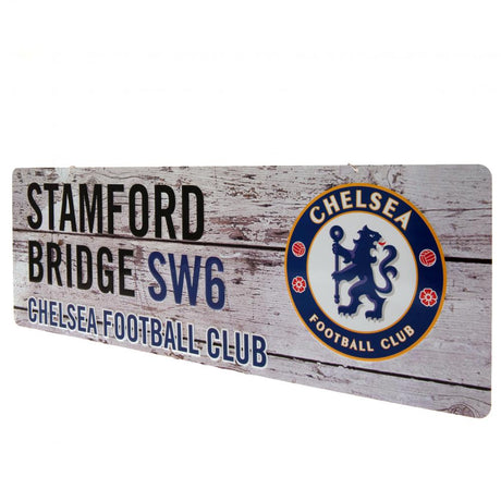 Chelsea FC Rustic Garden Sign: 2 Signs & Plaques By Chelsea