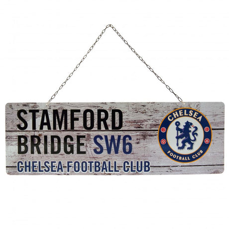 Chelsea FC Rustic Garden Sign: 1 Signs & Plaques By Chelsea