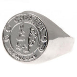 Chelsea FC Silver Plated Crest Ring Large: 1 - Jewellery By Chelsea