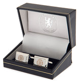 Chelsea FC Silver Plated Cufflinks: 1 - Cufflinks & Tie Slides By Chelsea