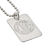 Chelsea FC Silver Plated Dog Tag and Chain: 2 - Jewellery By Chelsea