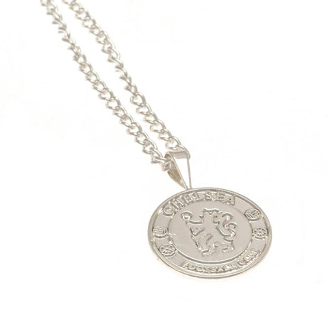 Chelsea FC Silver Plated Pendant & Chain XL: 2 Jewellery By Chelsea