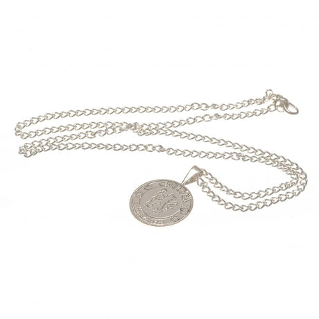 Chelsea FC Silver Plated Pendant & Chain XL: 3 Jewellery By Chelsea