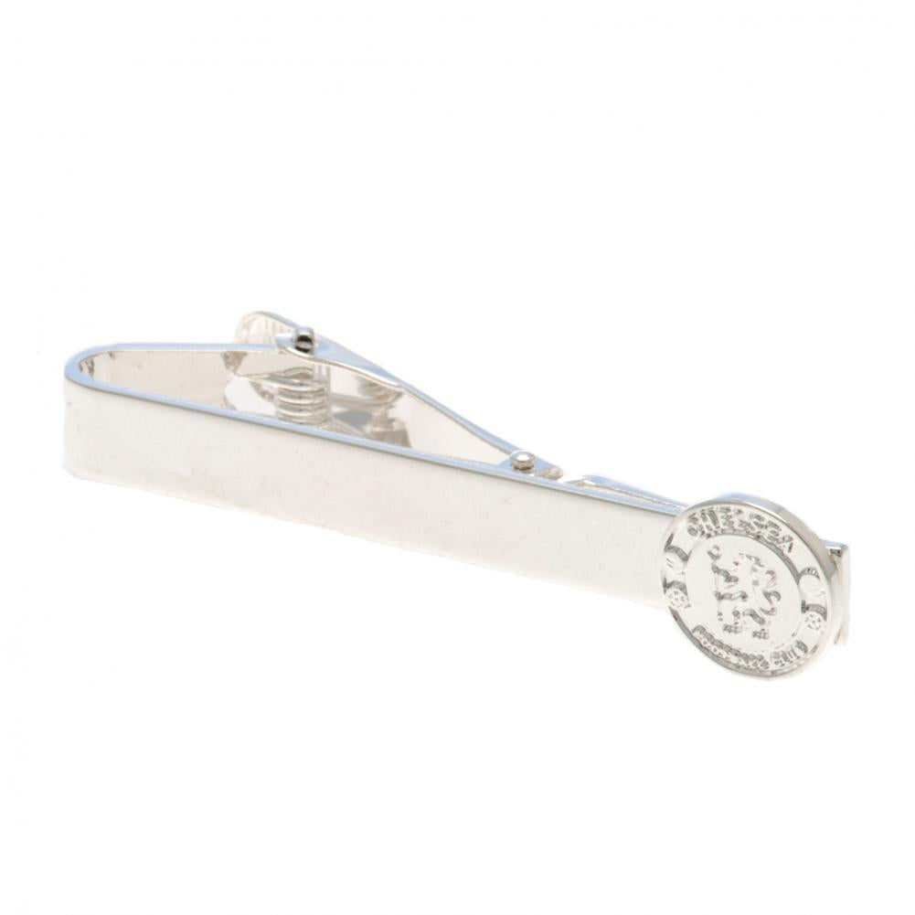 Chelsea FC Silver Plated Tie Slide: 2 - Cufflinks & Tie Slides By Chelsea