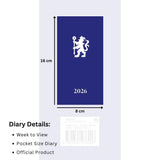 Chelsea FC Slim Diary 2026: 4 - Diaries By Chelsea