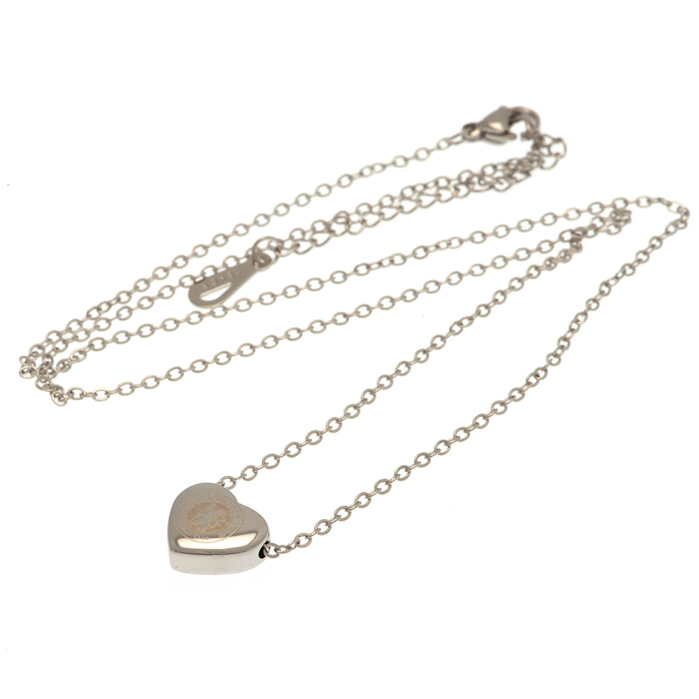 Chelsea FC Stainless Steel Heart Necklace: 4 - Jewellery By Chelsea