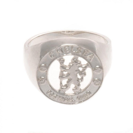 Chelsea FC Sterling Silver Ring Medium: 1 - Jewellery By Chelsea