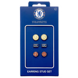 Chelsea FC Stud Earring Set: 4 Earrings By Chelsea