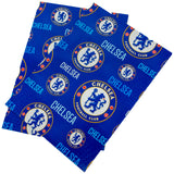 Chelsea FC Text Gift Wrap: 2 Gift Wrap & Bags By Chelsea