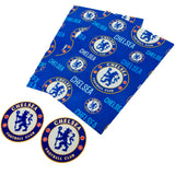 Chelsea FC Text Gift Wrap: 3 Gift Wrap & Bags By Chelsea