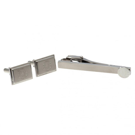 Chelsea FC Tie Slide & Cufflink Set: 2 - Cufflinks & Tie Slides By Chelsea