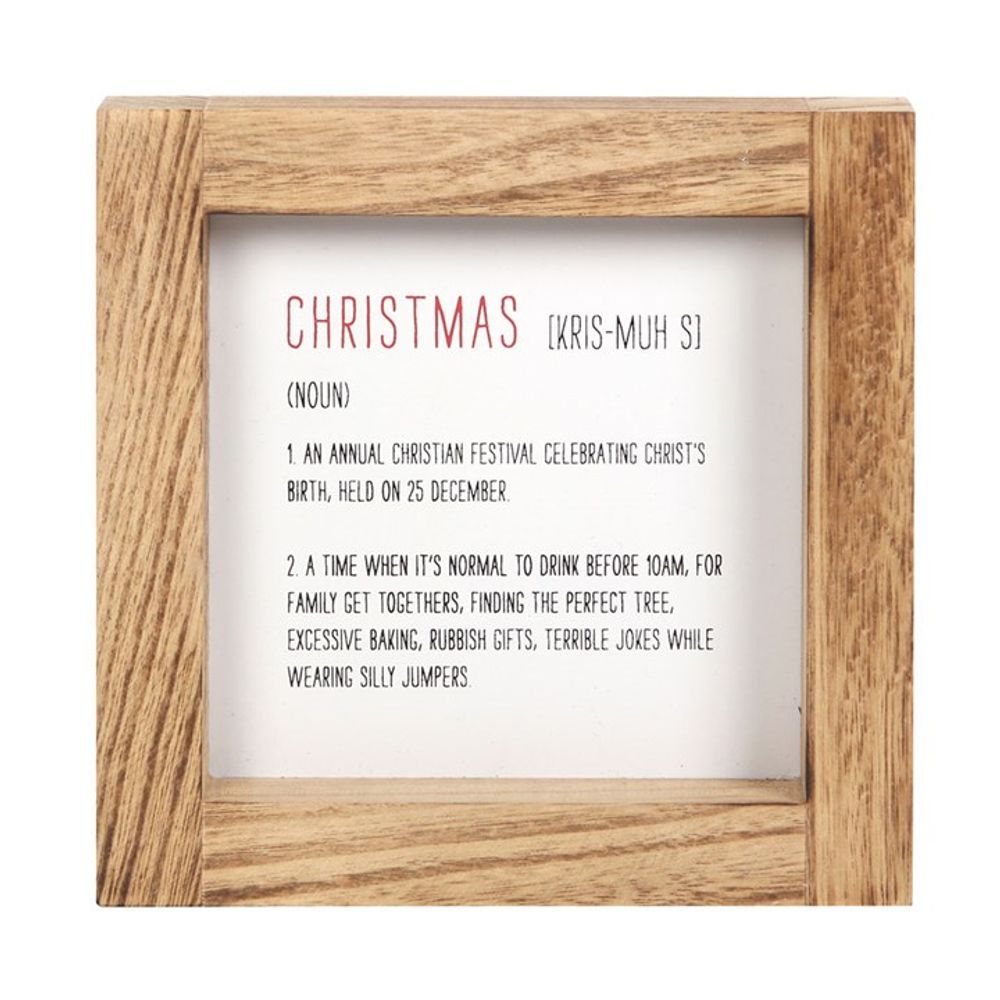 Christmas Definition Wooden Wall Sign: 1 - Signs & Plaques By Gift Moments