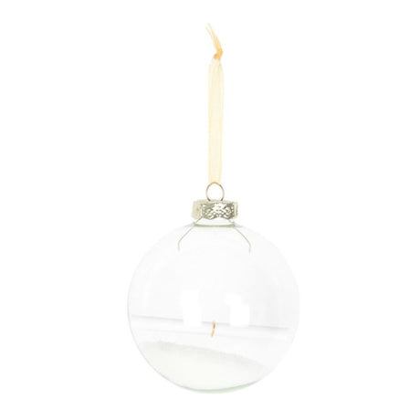 Glass Christmas Wish Bauble: 2 - Christmas Baubles By Gift Moments