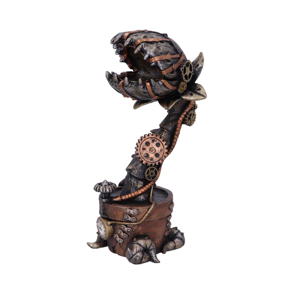 Cogwork Carnivore 24.3cm Bronze Mechanical Flesh Eating Plant Figurine: 2 - Figures & Collectables By Gift Moments