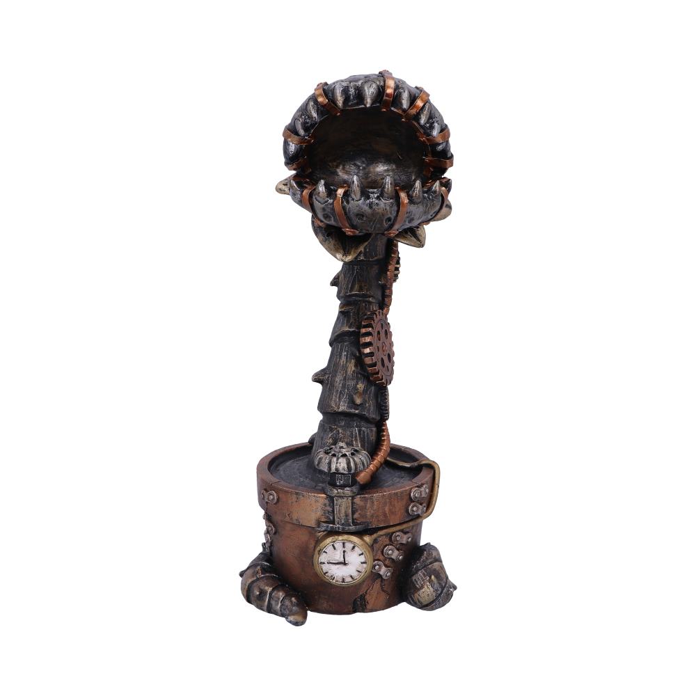 Cogwork Carnivore 24.3cm Bronze Mechanical Flesh Eating Plant Figurine: 3 - Figures & Collectables By Gift Moments