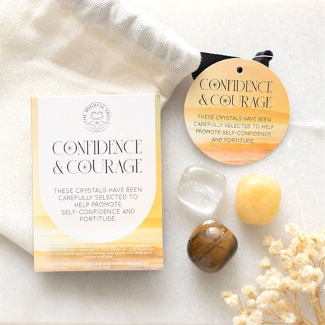 Confidence & Courage Healing Crystal Set: 1 - By Gift Moments