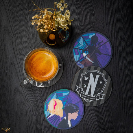 Set of 4 Wednesday Coaster - Shop Coasters At Gift Moments - 1