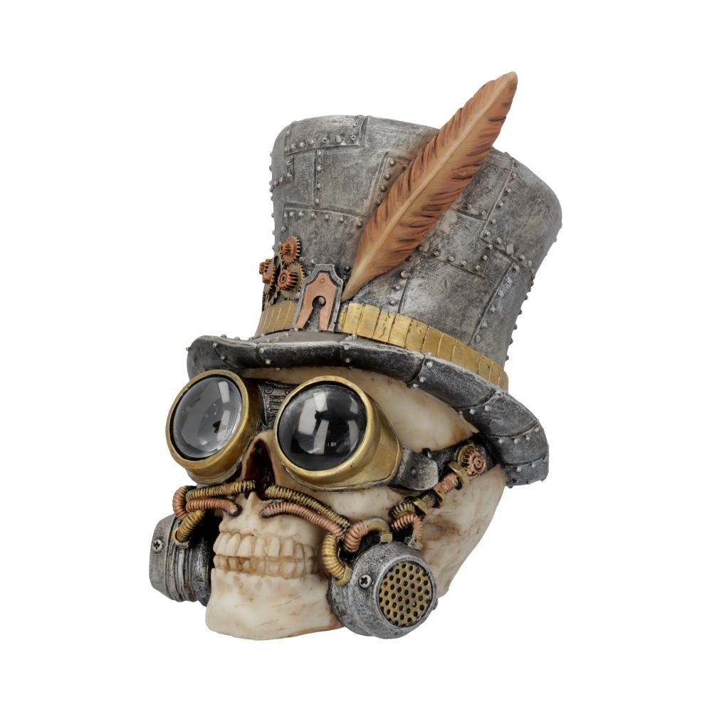 Count Archibald Steampunk Top Hat Skull 19.5cm: 3 - Figures & Collectables By Gift Moments