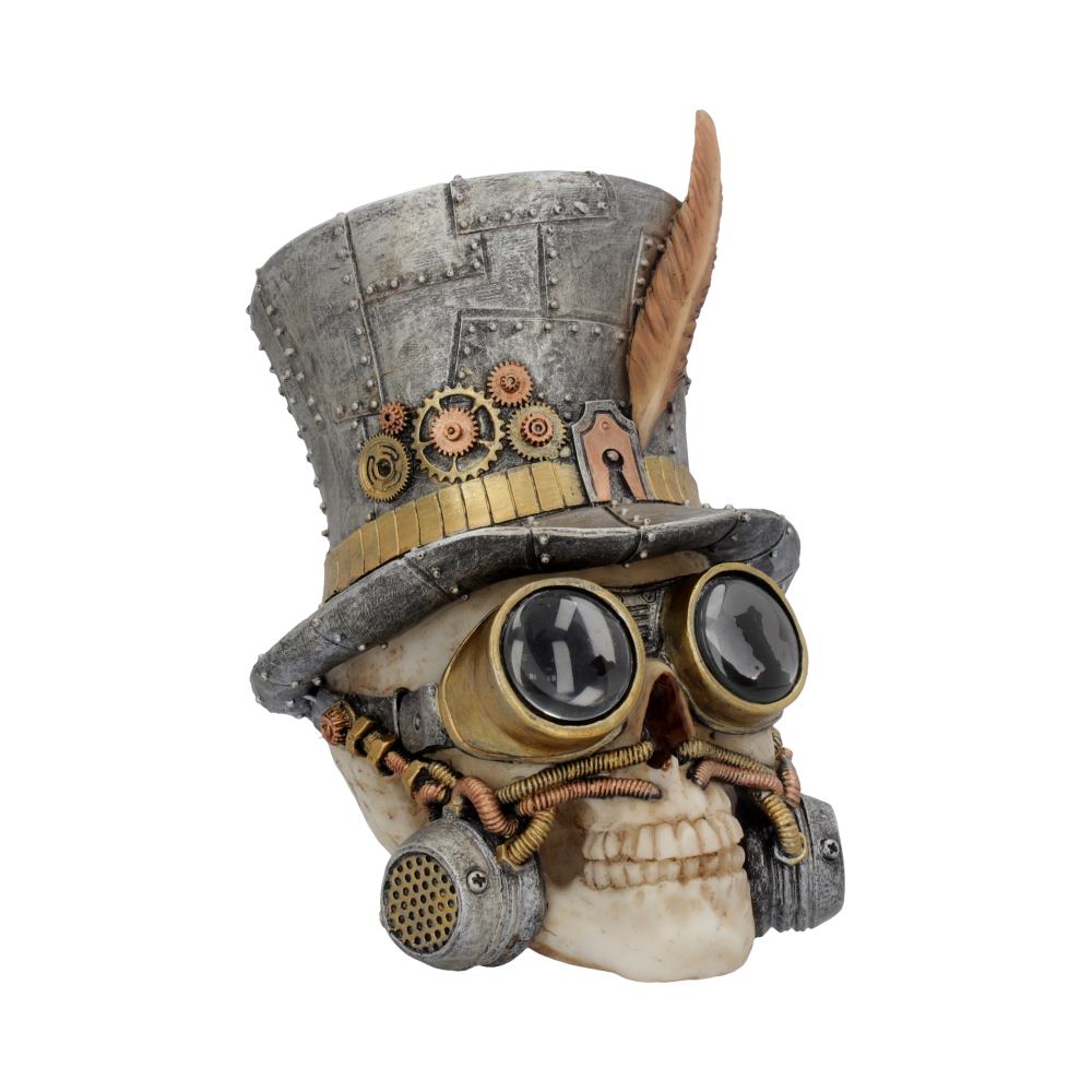 Count Archibald Steampunk Top Hat Skull 19.5cm: 2 - Figures & Collectables By Gift Moments