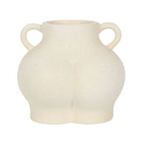 Cream Speckle Bum Plant Pot: 2 - Pots & Planters By Gift Moments