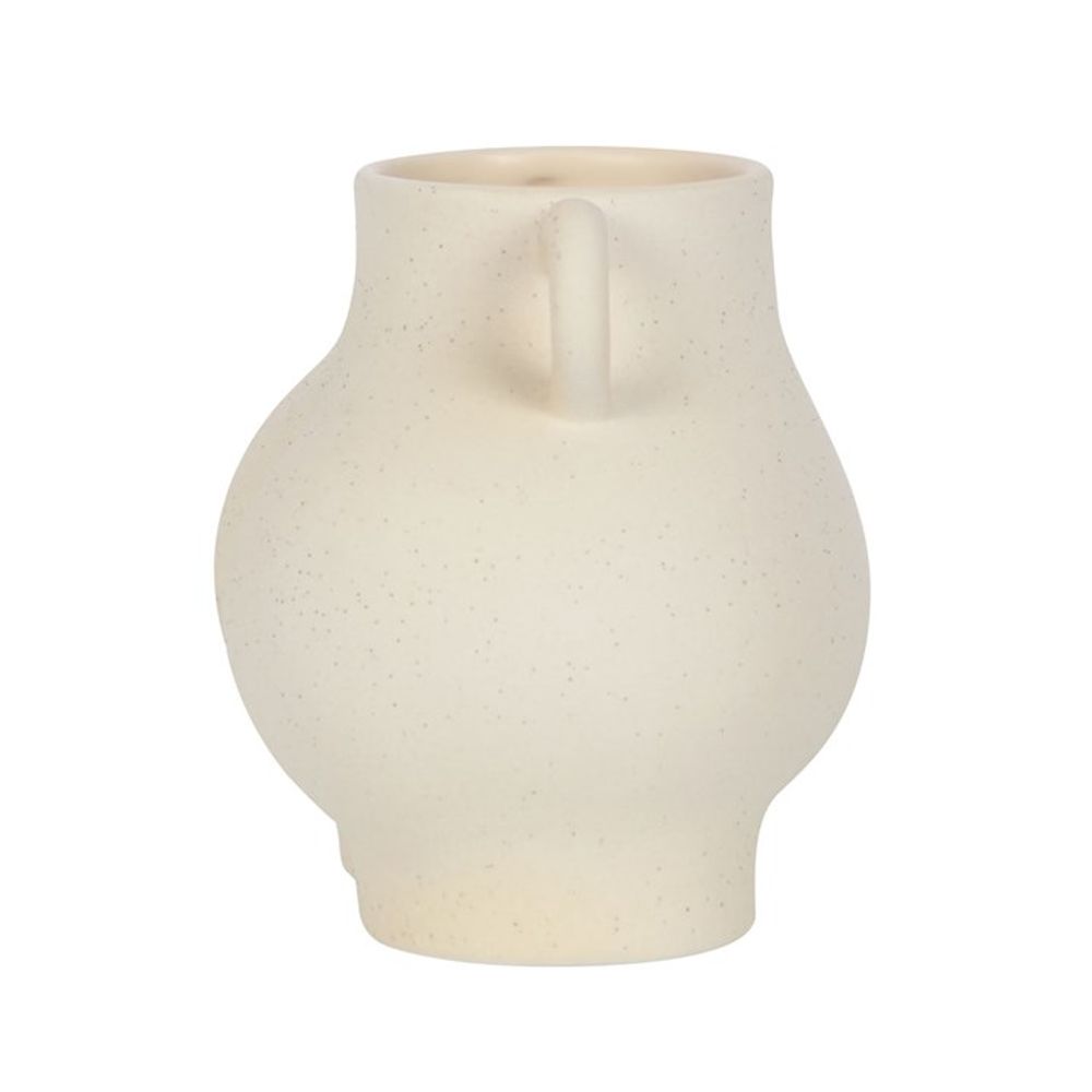 Cream Speckle Bum Plant Pot: 3 - Pots & Planters By Gift Moments