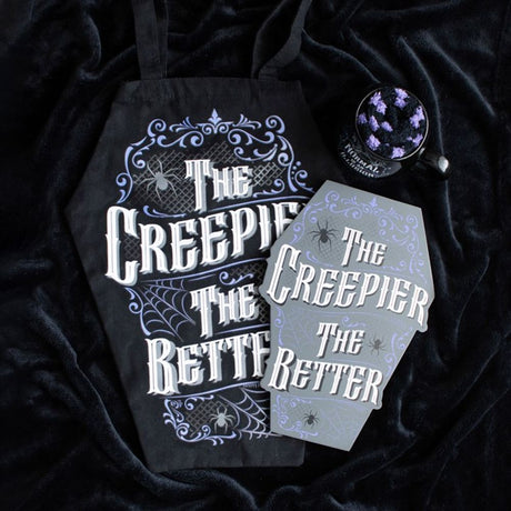 The Creepier the Better Coffin Shaped Sign: 5 - Signs & Plaques By Gift Moments