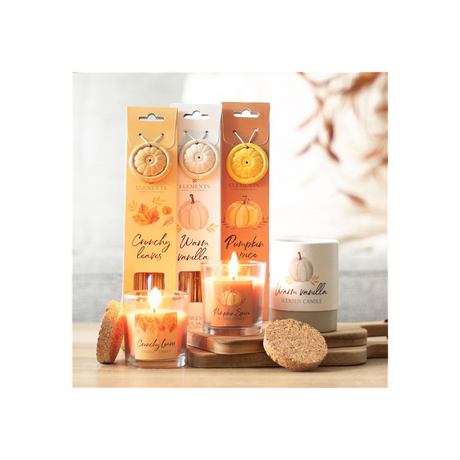 Crunchy Leaves Autumn Candle: 6 - Candles By Gift Moments