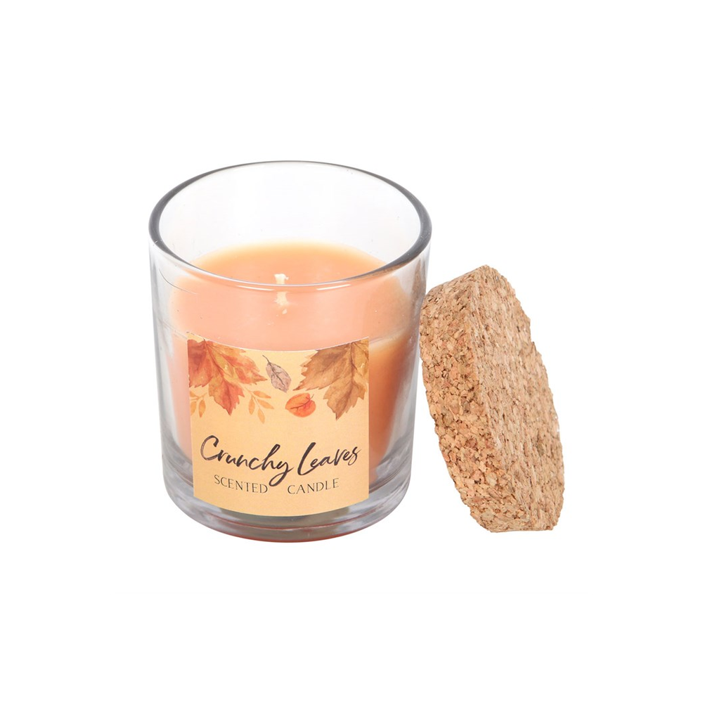 Crunchy Leaves Autumn Candle: 4 - Candles By Gift Moments