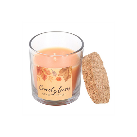Crunchy Leaves Autumn Candle: 4 - Candles By Gift Moments