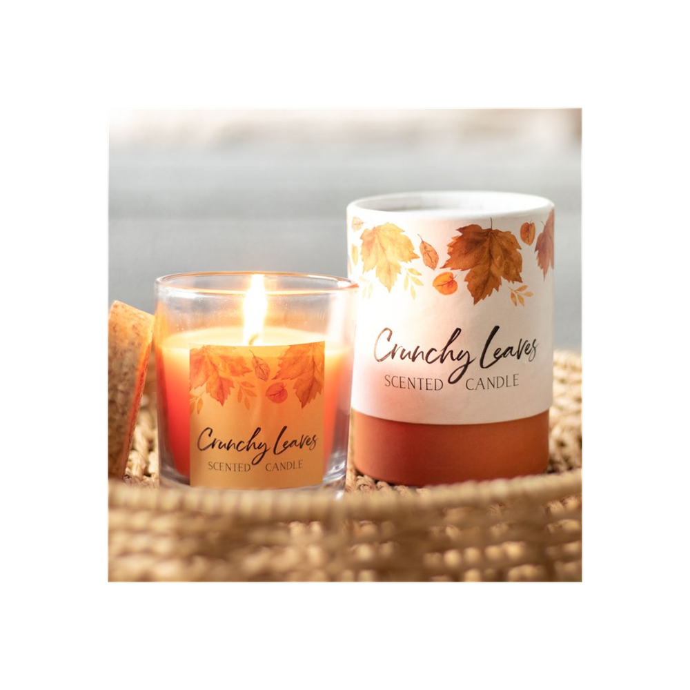 Crunchy Leaves Autumn Candle: 5 - Candles By Gift Moments