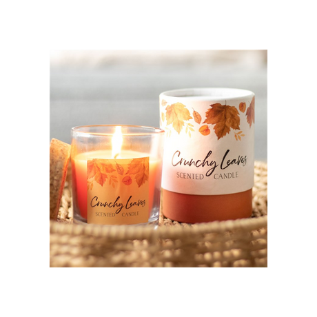 Crunchy Leaves Autumn Candle: 5 - Candles By Gift Moments