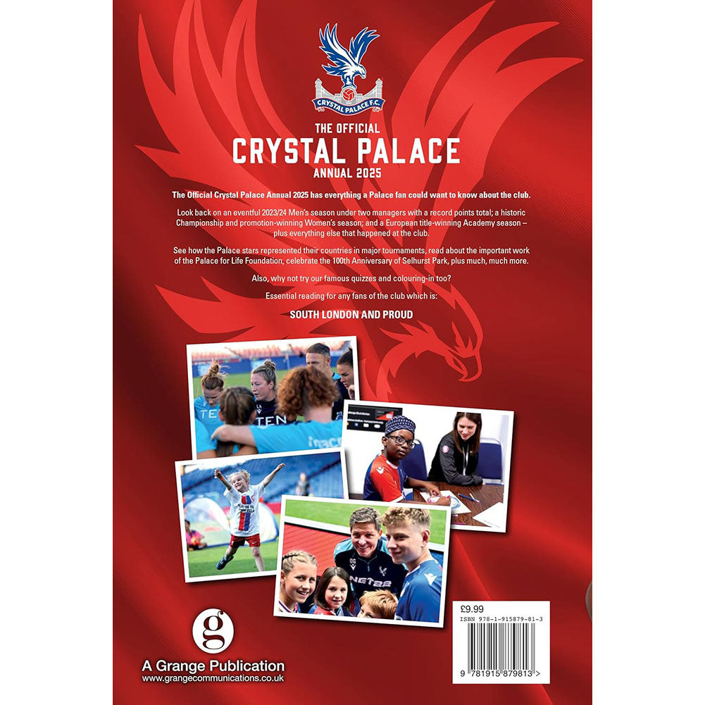 Crystal Palace FC Official Annual 2025: 4 - Books By Crystal Palace